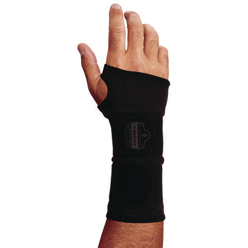 Proflex 685 Wrist Support Sleeve With Double Strap, X-large, Fits Left Hand/right Hand, Black