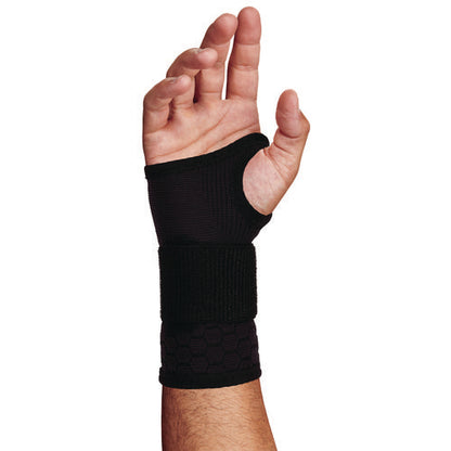Proflex 680 Wrist Support Sleeve With Single Strap, X-large, Fits Left Hand/right Hand, Black