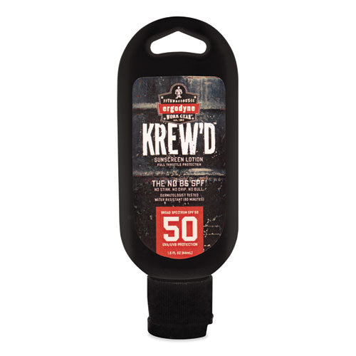 Krewd 6352 Spf 50 Sunscreen Lotion, 1.5 Oz Bottle, 12/carton