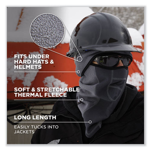 N-ferno 6823 Hinged Balaclava Face Mask, Fleece, One Size Fits Most, Lime