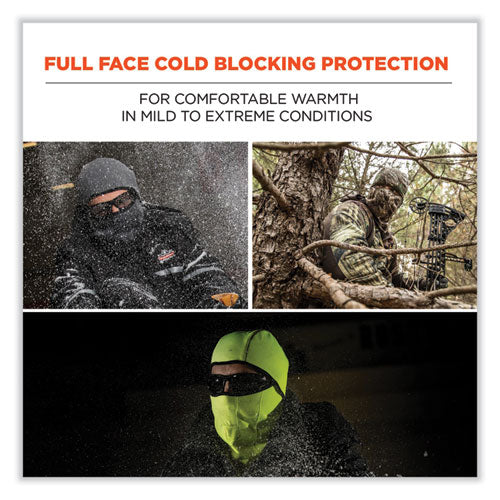 N-ferno 6823 Hinged Balaclava Face Mask, Fleece, One Size Fits Most, Navy