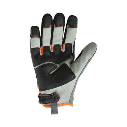 Proflex 710 Heavy-duty Mechanics Gloves, 9" Long, Xx-large, Gray, Pair
