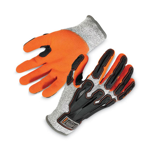 Proflex 922cr Nitrile Coated Cut-resistant Gloves, En388: 4442cp, Medium, Gray, Pair