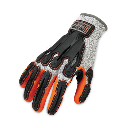 Proflex 922cr Nitrile Coated Cut-resistant Gloves, En388: 4442cp, Medium, Gray, Pair