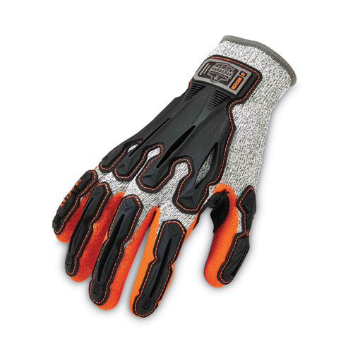 Proflex 922cr Nitrile Coated Cut-resistant Gloves, En388: 4442cp, Large, Gray, Pair
