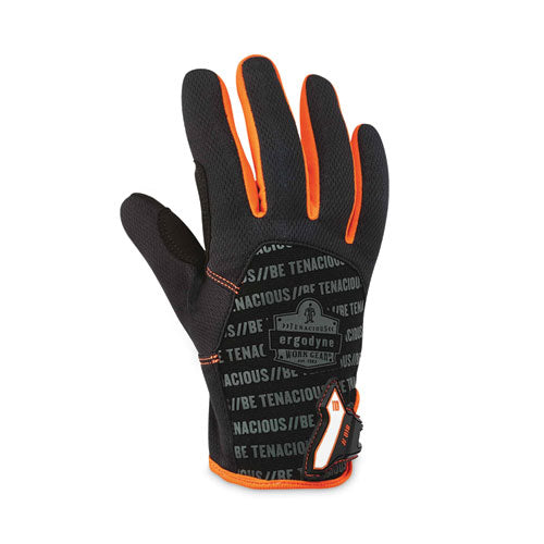 Proflex 812 Standard Mechanics Gloves, 9" Long, Xx-large, Black, Pair