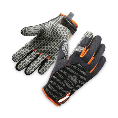Proflex 821 Smooth Surface Handling Gloves, Small, Black, Pair