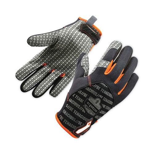 Proflex 821 Smooth Surface Handling Gloves, Large, Black, Pair