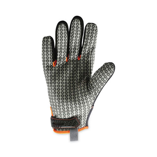 Proflex 821 Smooth Surface Handling Gloves, Large, Black, Pair