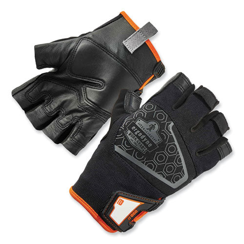 Proflex 860 Heavy Lifting Utility Gloves, En388: 2101x, 10.25" Long, Medium, Black, Pair
