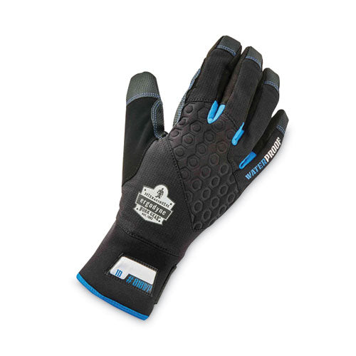 Proflex 818wp Thermal Wp Gloves With Tena-grip, En388: 3423x, 9" Long, Xx-large, Black, Pair