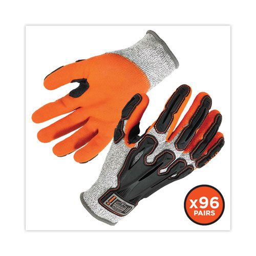 Proflex 922cr Nitrile Coated Cut-resistant Gloves, En388: 4442cp, Xx-large, Gray, 96 Pairs/carton