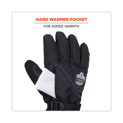 Proflex 825wp Thermal Waterproof Winter Work Gloves, Small, Black, Pair