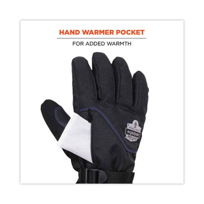 Proflex 825wp Thermal Waterproof Winter Work Gloves, Medium, Black, Pair