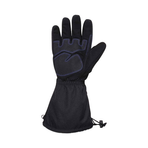 Proflex 825wp Thermal Waterproof Winter Work Gloves, Medium, Black, Pair