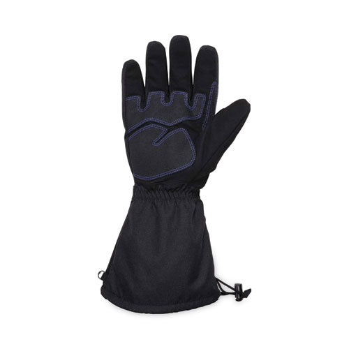 Proflex 825wp Thermal Waterproof Winter Work Gloves, Large, Black, Pair
