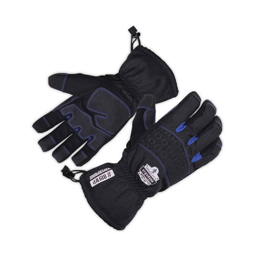 Proflex 819wp Extreme Thermal Wp Gloves, En388: 4222b, 9" Long, Large, Black, Pair