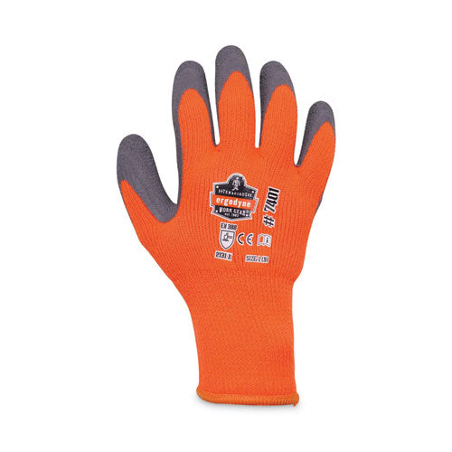 Proflex 7401-case Coated Lightweight Winter Gloves, En388: 2131x, 9" Long, Medium, Orange, Pair