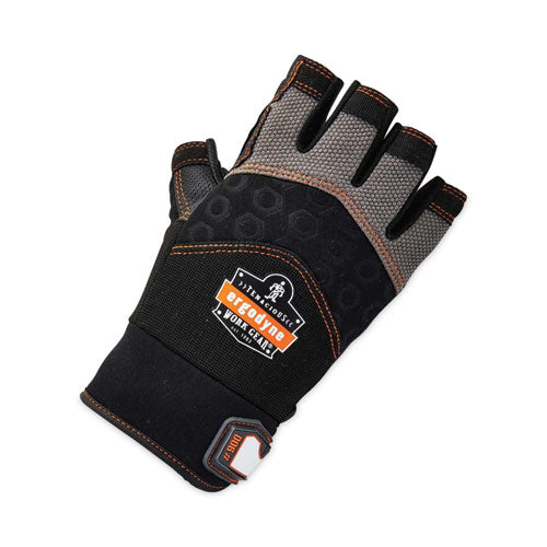 Proflex 900 Half-finger Impact Gloves, En388: 1121x, Small, Black, Pair