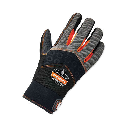 Proflex 9001 Full-finger Impact Gloves, En388: 1121x, Small, Black, Pair
