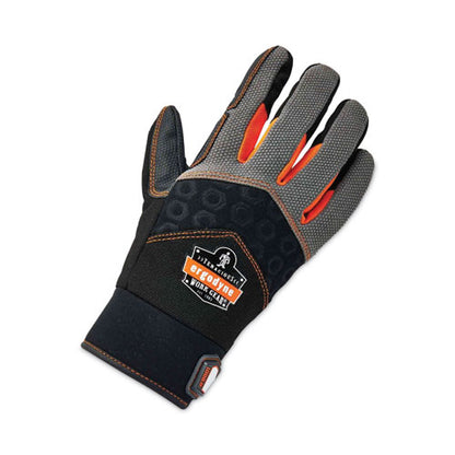 Proflex 9001 Full-finger Impact Gloves, En388: 1121x, Large, Black, Pair