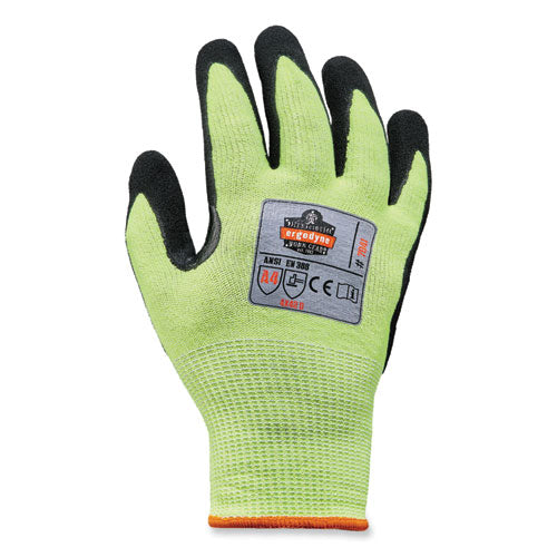 Proflex 7041 Ansi A4 Nitrile-coated Cr Gloves, En388: 4x42d, 11" Long, X-large, Lime, Pair