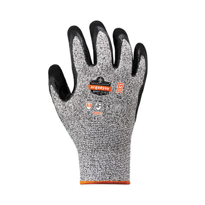 Proflex 7031 Ansi A3 Nitrile-coated Cr Gloves, En388: 4x42c, 10" Long, Large, Gray, 144 Pairs/carton