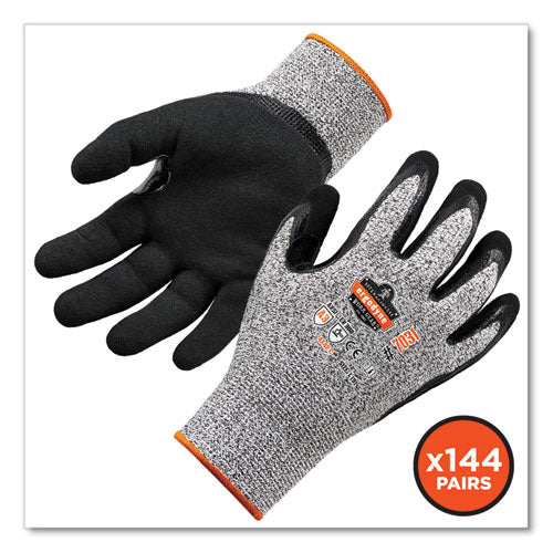 Proflex 7031-case Ansi A3 Nitrile-coated Cr Gloves, En388: 4x42c, 10" Long, X-large, Gray, 144 Pairs/carton