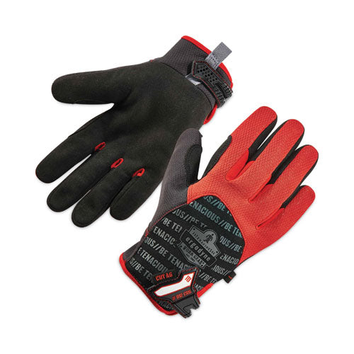 Proflex 812cr6 Ansi A6 Utility And Cr Gloves, En388: 2543e, 9" Long, Small, Black, Pair