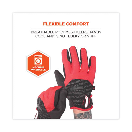 Proflex 812cr6 Ansi A6 Utility And Cr Gloves, En388: 2543e, 9" Long, X-large, Black, Pair