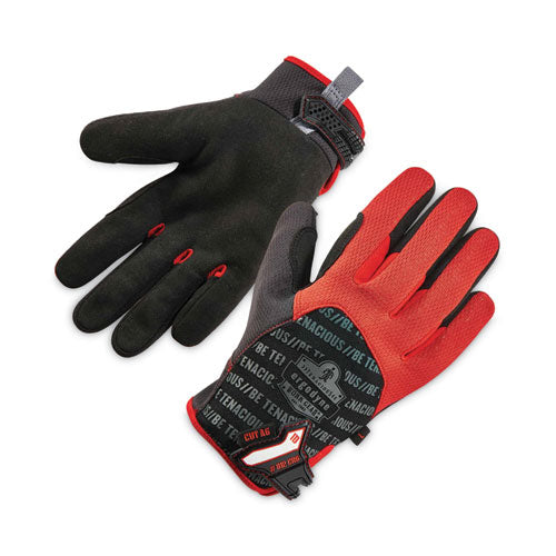 Proflex 812cr6 Ansi A6 Utility And Cr Gloves, En388: 2543e, 9" Long, Xx-large, Black, Pair