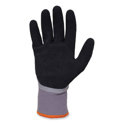 Proflex 7501-case Coated Waterproof Winter Gloves, En388: 2131x, 10.5" Long, Large, Gray, 144 Pairs/carton