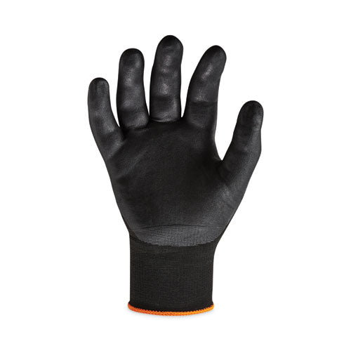 Proflex 7001 Nitrile-coated Gloves, En388: 4121x, 9" Long, Large, Black, Pair
