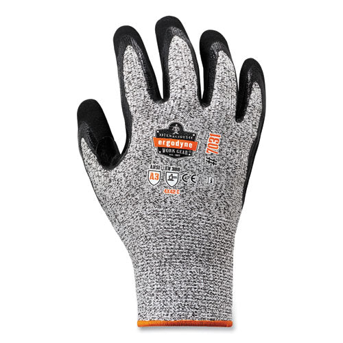 Proflex 7031 Ansi A3 Nitrile-coated Cr Gloves, En388: 4x42c, 9.5" Long, Medium, Gray, Pair