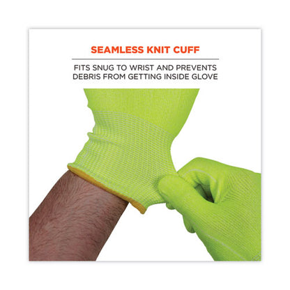 Proflex 7040 Ansi A4 Cr Food Grade Gloves, En388: 2x4xd, Reversible, 11" Long, X-large, Lime, 144 Pairs/carton