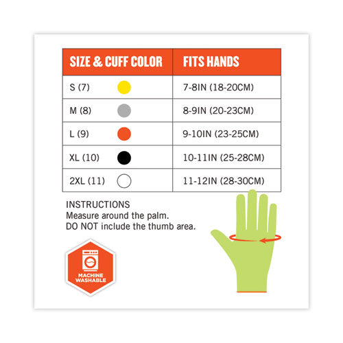 Proflex 7040 Ansi A4 Cr Food Grade Gloves, En388: 2x4xd, Reversible, 11" Long, X-large, Lime, 144 Pairs/carton