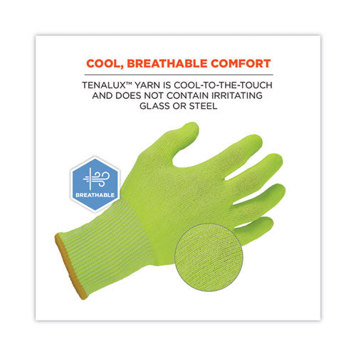 Proflex 7040 Ansi A4 Cr Food Grade Gloves, En388: 2x4xd, Reversible, 12" Long, Xx-large, Lime, 144 Pairs/carton