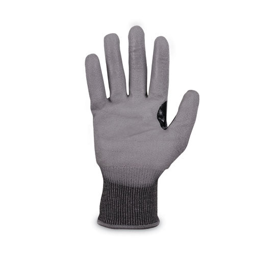 Proflex 7071 Ansi A7 Pu Coated Cr Gloves, En388: 4x42f, 9" Long, Xx-large, Gray, 12 Pairs