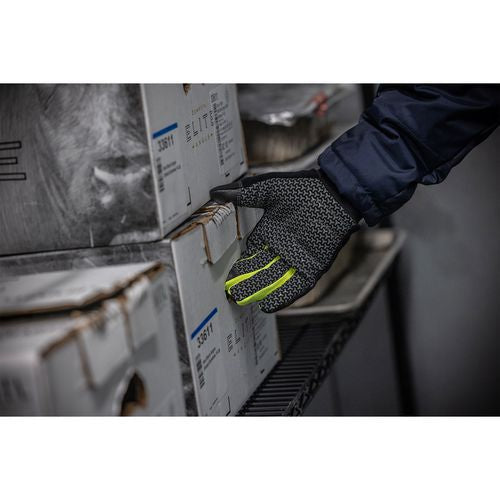 Proflex 850 Insulated Freezer Gloves, En388: 3x22b, 9" Long, Xxx-large, Black, Pair