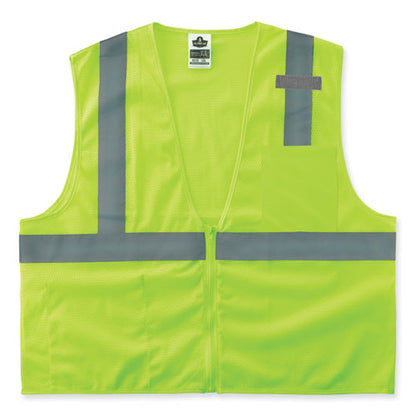 Glowear 8210z Class 2 Economy Mesh Vest, Polyester, Lime, 4x-large/5x-large