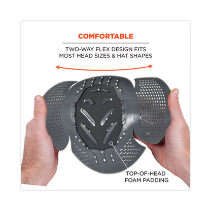 Skullerz 8945f(x) Universal Bump Cap Insert - Extra Venting, Charcoal