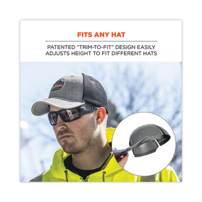 Skullerz 8945f(x) Universal Bump Cap Insert - Extra Venting, Charcoal