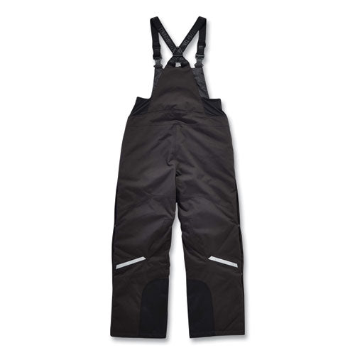N-ferno 6471 Thermal Bibs With 500d Nylon Shell, Large, Black