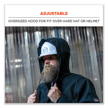 N-ferno 6468 Duck Canvas Work Jacket, Medium, Black