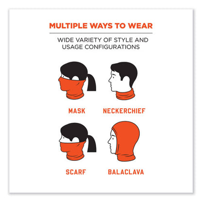 N-ferno 6491 Reversible Thermal Fleece + Poly Multi-band, One Size Fits Most, Light Gray Fade