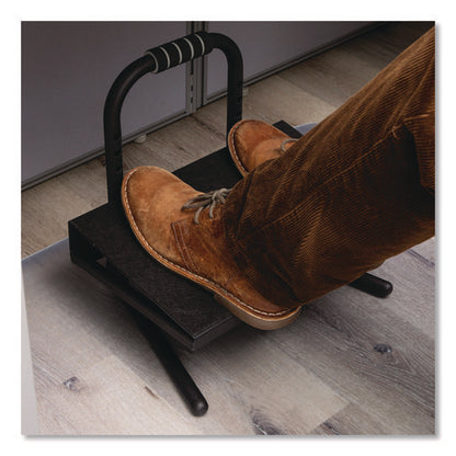 Adjustable Height Tilt Foot Rest, 14.25 X 15 D X 14.5 H, Black