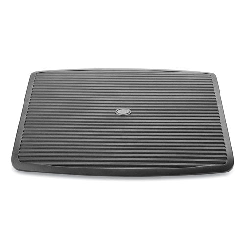 Adjustable Height Ergonomic Footrest, 17.62w X 14d X 3.75h, Black