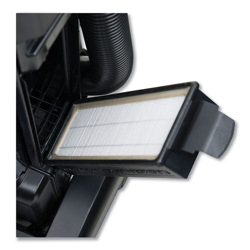 Force Quietclean Upright Vacuum Sc5845d, 15" Cleaning Path, Black