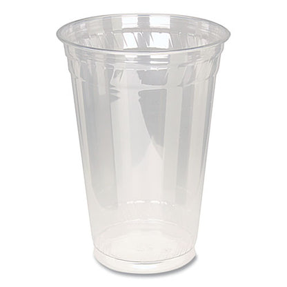 Kal-clear Pet Cold Drink Cups, 20 Oz, Plastic, Clear, 50/bag, 20 Bags/carton