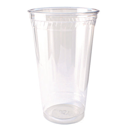 Kal-clear Pet Cold Drink Cups, 32 Oz, Plastic, Clear, 25/sleeve, 12 Sleeves/carton